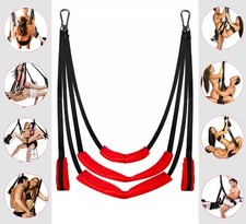 BDSM Sex Swing Hallway Hanging Straps Handcuffs Bondage Adult Toys Holds 200KG