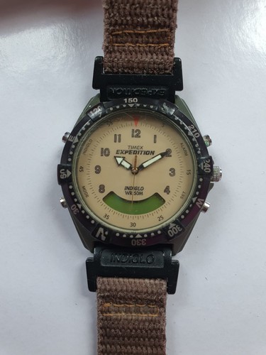 Timex expedition indiglo - indiglo, wr