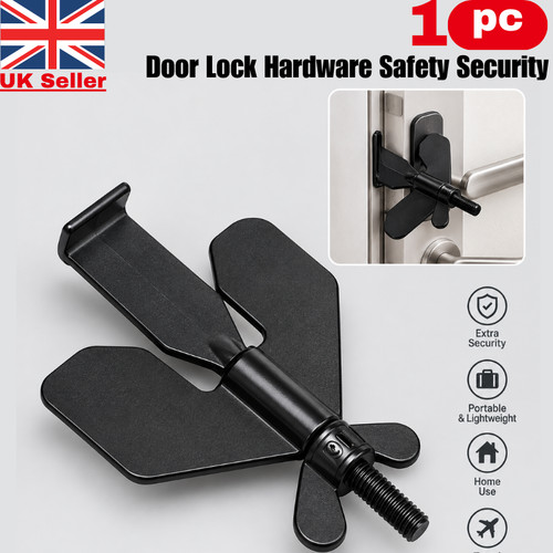 Portable door lock hardware - door,
