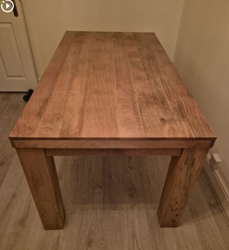 Large mango wood - table., 8