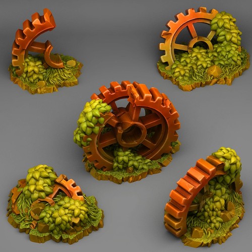 Ancient steampunk ruins legion - steampunk,