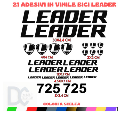 Set leader stickers vinyl - set,