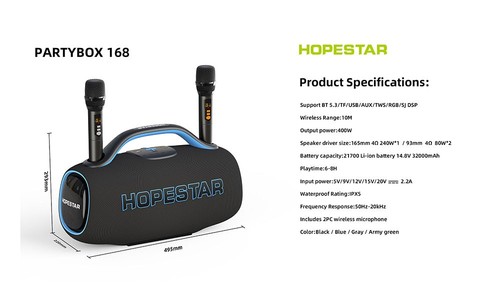 Hopestar partybox speaker - partybox,