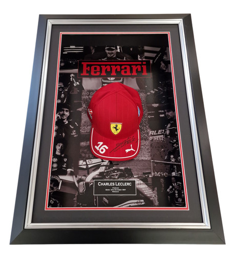 New framed charles leclerc - new,