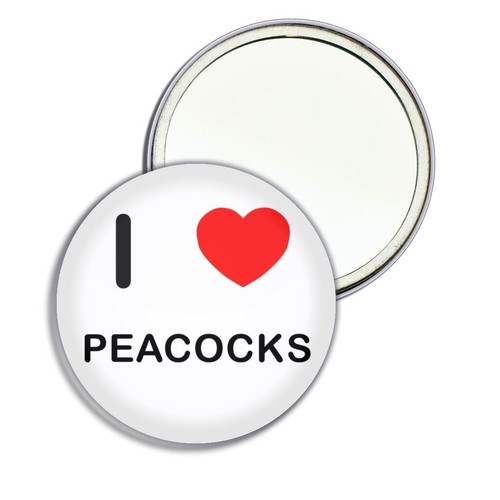 Peacocks love heart round - peacocks,