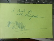 MICHAEL  BARNFATHER -  ARTIST  - DRAWING &  AUTOGRAPH