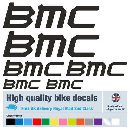 Bmc bike decals - bmc,