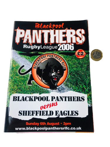 Rugby programme blackpool - programme,