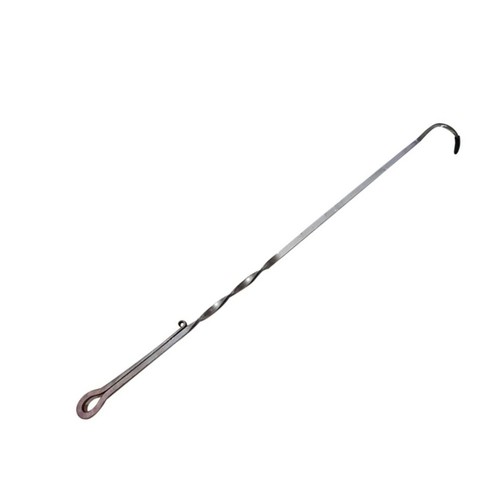 Long handle meat hook flipper - hook,