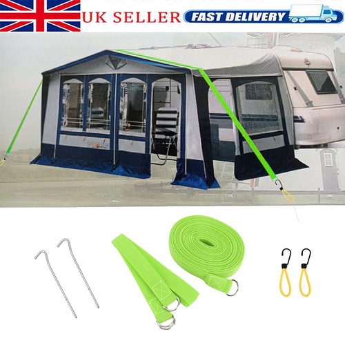 Adjustable awning storm strap - awning,