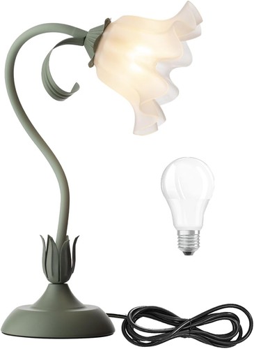 Green bedside lamps - green,