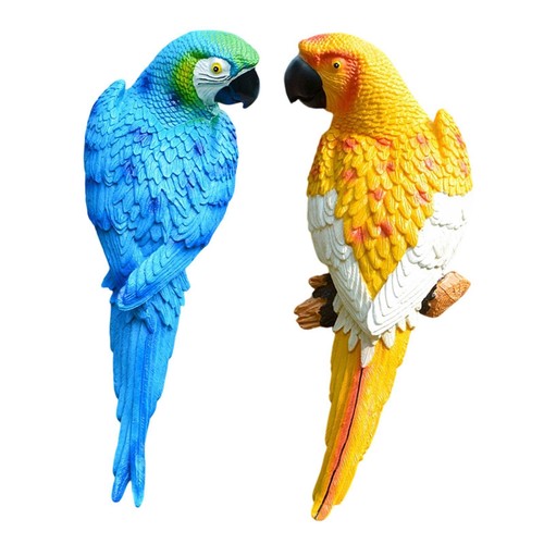 Pieces parrot figurines tree - 2,