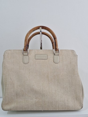 Russell bromley cream canvas - &,