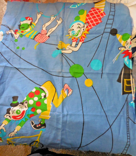 Vtg 40s cotton fabric - vtg,