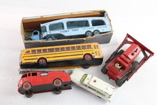 Dinky Toys Tin Bottom Diecast Collection Wayne School Bus Blawknox Fire Engine