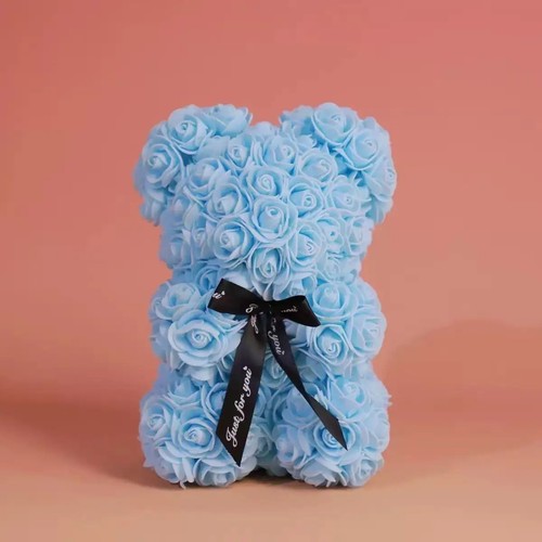 25cm artificial teddy rose - teddy,