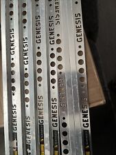 6 Lengths Bright Silver Metal Genesis 8mm Tile Trim