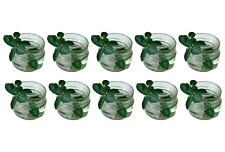 10 Small Wedding Table Glass Centrepieces / Jars | Party Decor Clear Round Vases