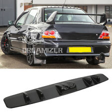 For Mitsubishi Lancer EVO 8 9 2004-2012 Rear Bumper Diffuser Splitter Lip 7-Fin