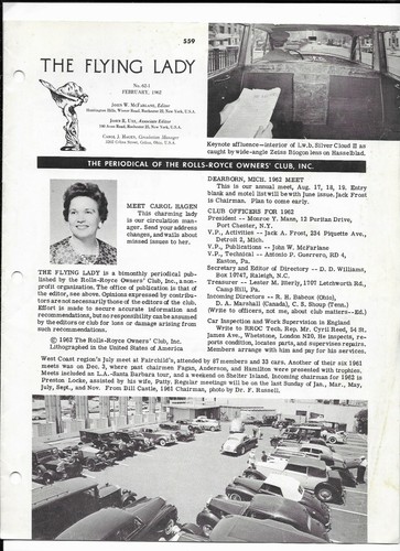 The flying lady february - flying,
