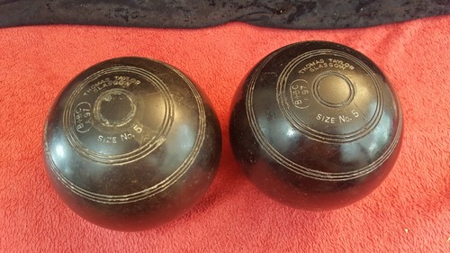 Vintage bowls green bowling - -,