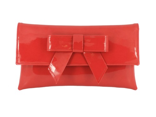 Cute patent clutch bag - , with