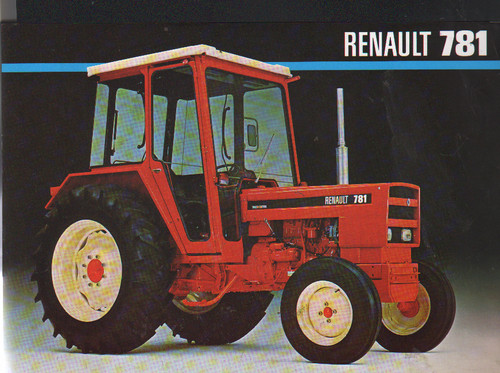 Renault 781 tractor brochure - "781",
