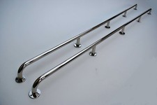 Pair 316 Stainless Steel 1500mm Boat Grab Rails/Handles. Highly Polished