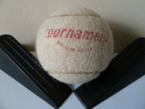 Vintage tennis ball - vintage,
