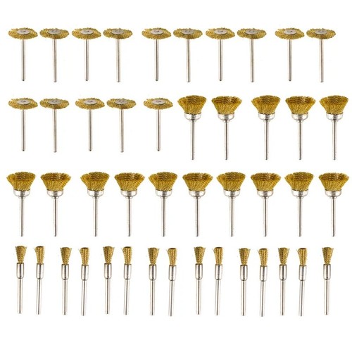 45pcs brass polishing - wire, cup