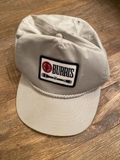 VTG Burris Scopes Rifle Scope Hunting Gray Rope Snapback Trucker Hat One Size OS