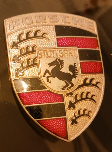 Genuine porsche bonnet - bonnet, badge