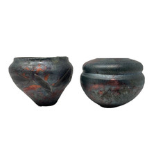 Raku Vase Decorative Bowl