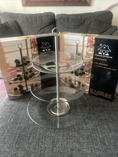 Fleurie @ Home, 3 Tier Cake Stand, Clear Glass x 2
