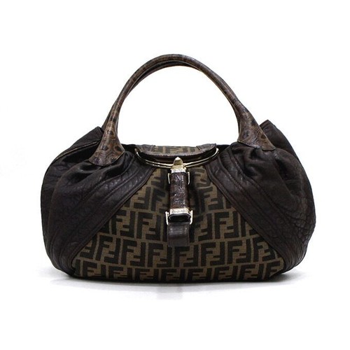 Fendi brown leather - fendi,