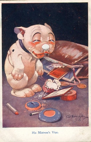 Bonzo postcard george - bonzo,