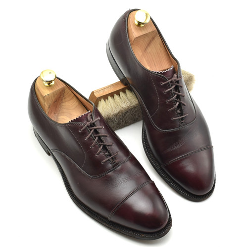 Alden 906 burgundy cap - 906, toe