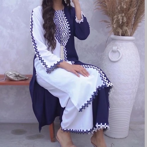 Linen cord set 2pc kurta - set,
