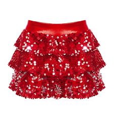 UK Kids Latin Jazz Dance Costume Fringe Samba Tango Sequins Tassel Leotard Dress