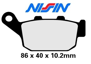 Set brake pads nissin - 2,