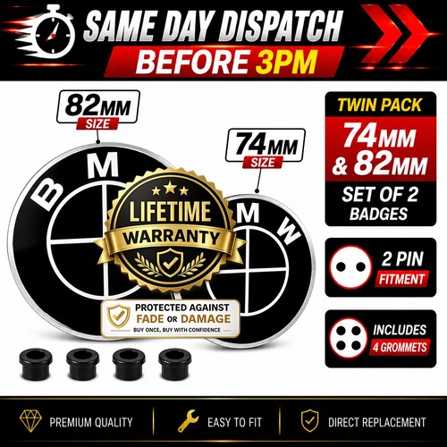 82mm 74mm black bonnet - 82mm,