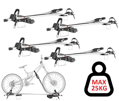 Premium fabbri bike rack 4psc - premium,