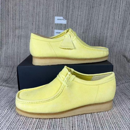 Clarks wallabee pale yellow - clarks,