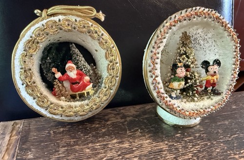 Vintage christmas diorama - vintage,