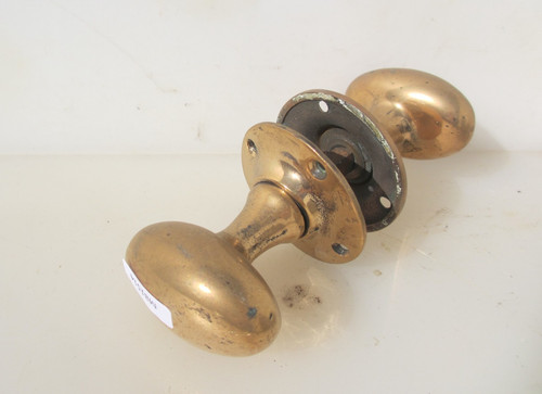 Victorian brass door - victorian, knobs