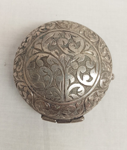 Indian silver amulet - amulet, case