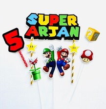 Personalized Super Mario Cake