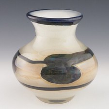 Sam Herman For Val St Lambert Eldorado Series Vase c1978