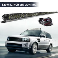 Roof 52" LED Work Light Bar Spot For Land Rover Discovery 1&2 Td5 300Tdi Harness