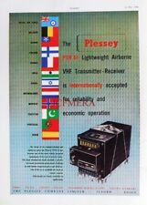 PLESSEY 'PTR.61' Airborne VHF Transmitter-Receiver Advert, 1954 Print : 627-69